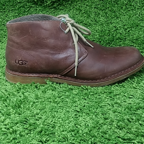 NEW MENS UGG ANKLE DRESS BOOTS SIZE 11 - Picture 2 of 8